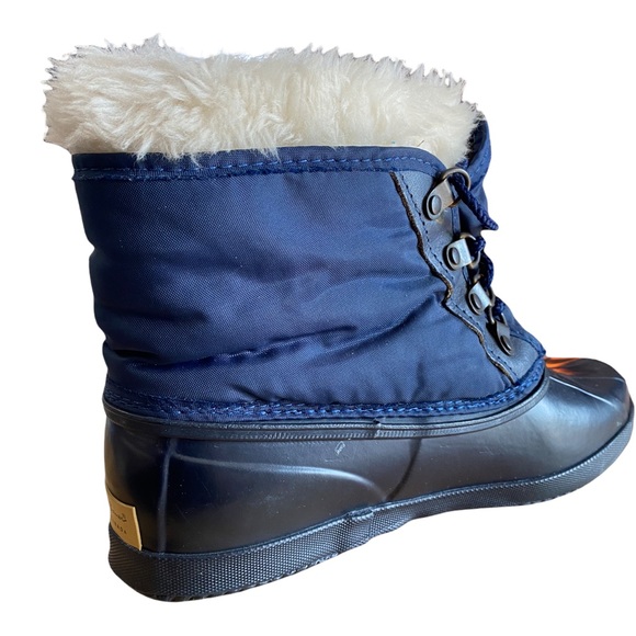 Eddie Bauer Sorel Lined Waterproof Insulated Duck Boots Women’s SIZE 7 Black Y5 - Picture 9 of 11